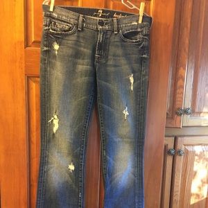 Distressed 7 For All Mankind Jeans Women 29R